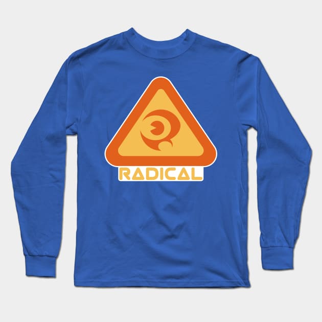 Reggie Radical Grinder Logo Long Sleeve T-Shirt by RebelTaxi